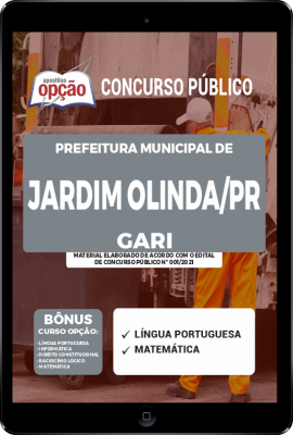 Apostila Prefeitura de Jardim Olinda - PR em PDF - Gari