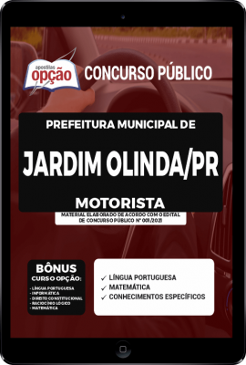 Apostila Prefeitura de Jardim Olinda - PR em PDF - Motorista