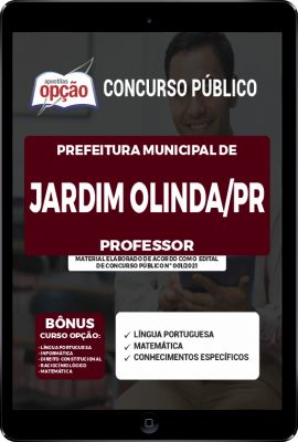 Apostila Prefeitura de Jardim Olinda - PR em PDF - Professor