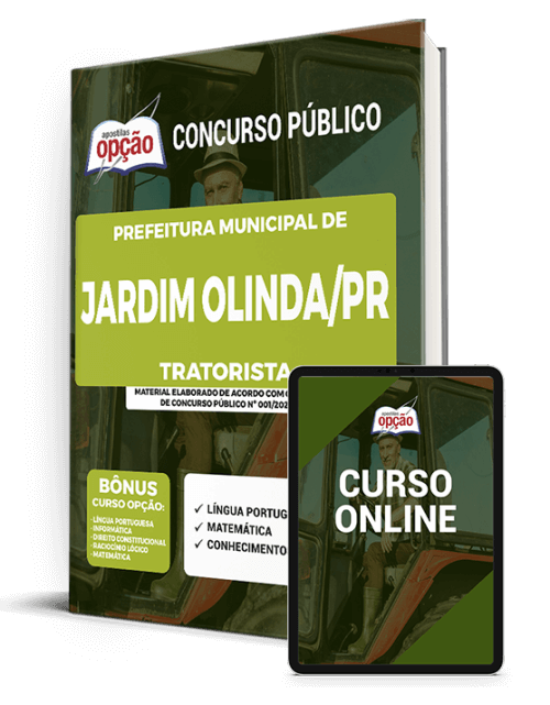Apostila Prefeitura de Jardim Olinda - PR 2021 - Tratorista