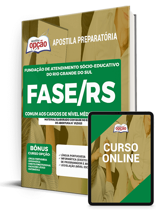 Apostila FASE-RS 2021 - Comum aos Cargos de Nível Médio e Superior