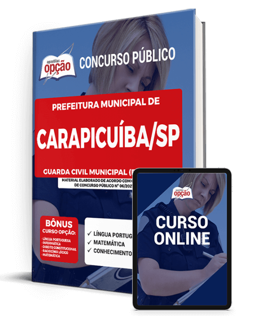 Apostila Prefeitura de Carapicuíba - SP 2021 - Guarda Civil Municipal
