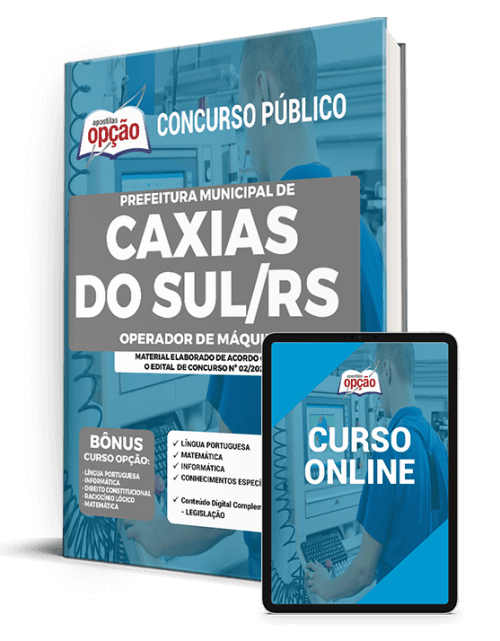 Apostila Pref de Caxias do Sul - RS 2021 - Operador de Máquinas