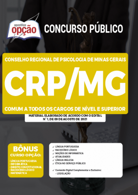 Apostila CRP-MG - Comum a Todos os Cargos de Nível Médio e Superior