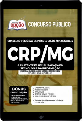 Apostila CRP-MG em PDF - Assistente Especializada(o) em Tecnologia da Informação