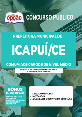 Apostila Prefeitura de Icapuí - CE - Comum aos Cargos de Nível Médio