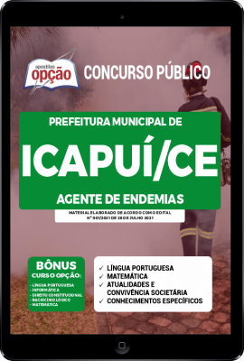 Apostila Prefeitura de Icapuí - CE em PDF - Agente de Endemias
