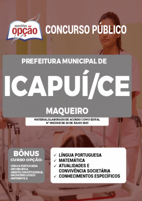 Apostila Prefeitura de Icapuí - CE - Maqueiro