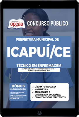 Apostila Prefeitura de Icapuí - CE em PDF - Técnico em Enfermagem