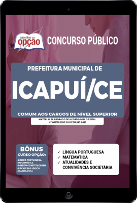 Apostila Prefeitura de Icapuí - CE em PDF - Comum aos Cargos de Nível Superior