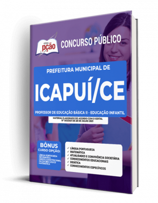 Apostila Prefeitura de Icapuí - CE - Professor de Educação Básica II - Educação Infantil