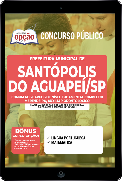 Apostila Pref Santópolis do Aguapeí SP PDF Fundamental 2021