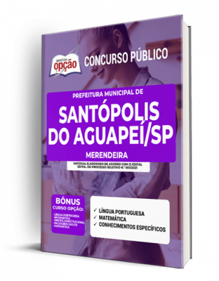 Apostila Prefeitura de Santópolis do Aguapeí - SP - Merendeira