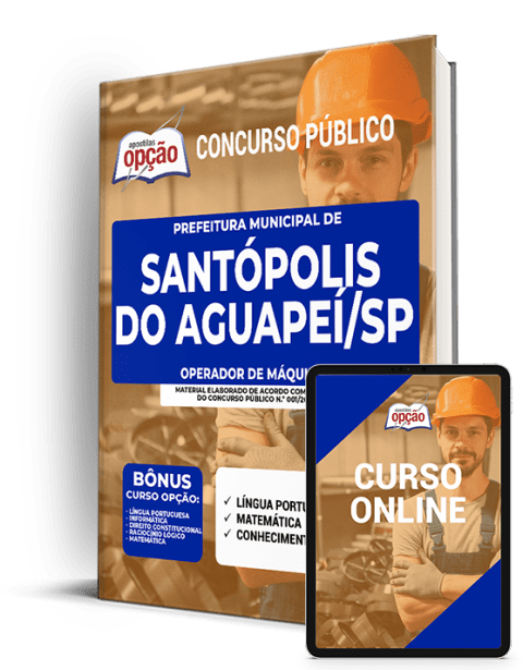 Apostila Pref Santópolis do Aguapeí SP 2021 Operador de Máquinas