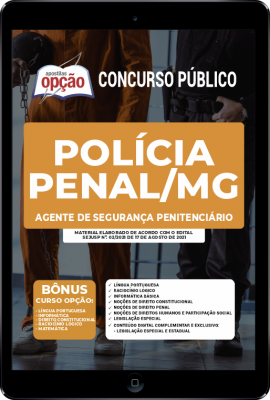 Apostila Polícia Penal MG em PDF - Agente de Segurança Penitenciário