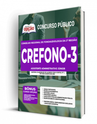 Apostila CREFONO 3 - Assistente Administrativo Júnior