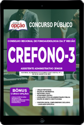 Apostila CREFONO 3 em PDF - Assistente Administrativo Júnior
