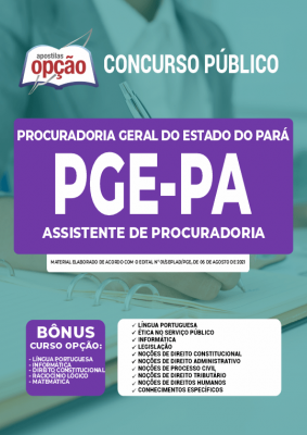 Apostila PGE-PA - Assistente de Procuradoria