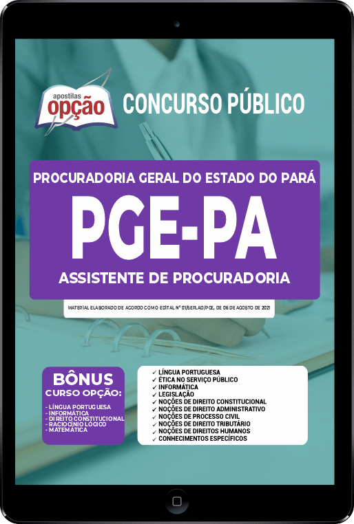 Apostila PGE-PA em PDF - Assistente de Procuradoria 2021