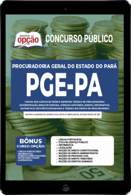 Apostila PGE-PA em PDF - Comum aos Cargos de Ensino Superior