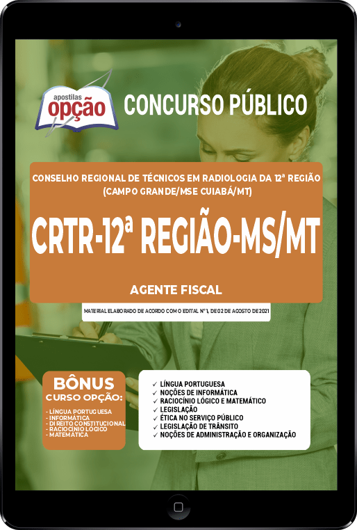 Apostila CRTR 12 em PDF - Agente Fiscal 2021