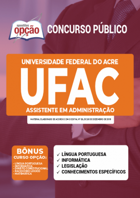 Apostila UFAC - Assistente em Administração