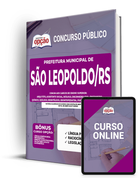 Apostila Prefeitura de São Leopoldo RS 2021 Cargos de Ensino Superior