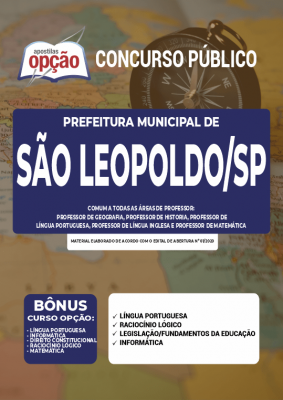 Apostila Prefeitura de São Leopoldo - RS - Comum a Todas as Áreas de Professor