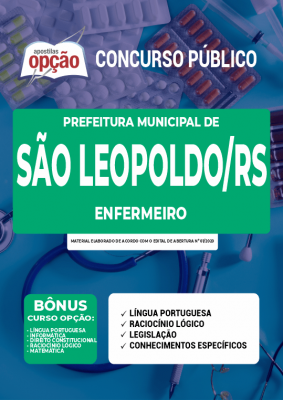 Apostila Prefeitura de São Leopoldo - RS - Enfermeiro