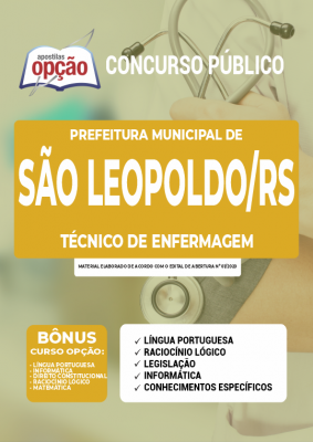 Apostila Prefeitura de São Leopoldo - RS - Técnico de Enfermagem