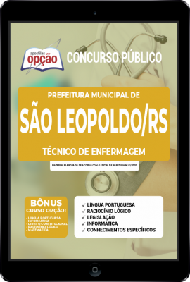 Apostila Prefeitura de São Leopoldo - RS em PDF - Técnico de Enfermagem