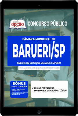Apostila Câmara de Barueri - SP em PDF - Agente de Serviços Gerais e Copeiro