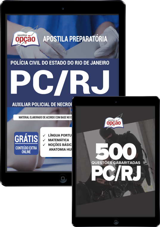 Combo PC-RJ Auxiliar Policial Necropsia