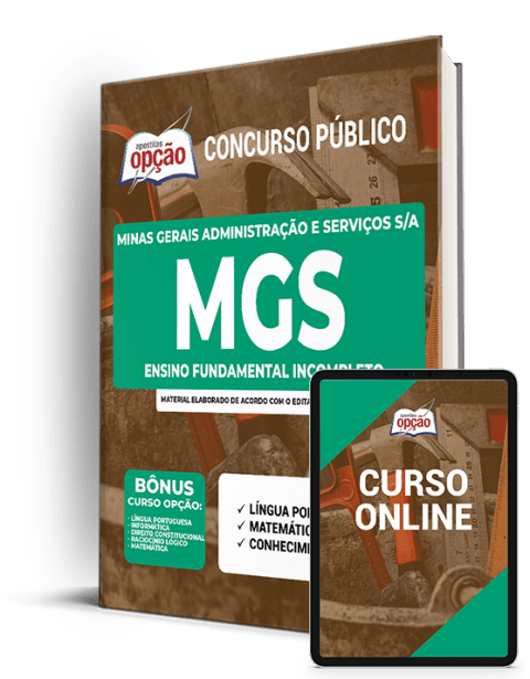 Apostila MGS-MG 2021 Ensino Fundamental Incompleto