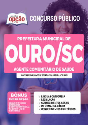 Apostila Prefeitura de Ouro - SC - Agente Comunitário de Saúde