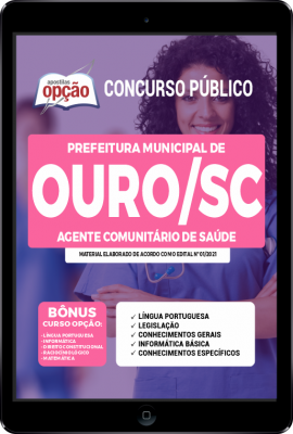 Apostila Prefeitura de Ouro - SC em PDF - Agente Comunitário de Saúde