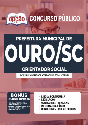 Apostila Prefeitura de Ouro - SC - Orientador Social