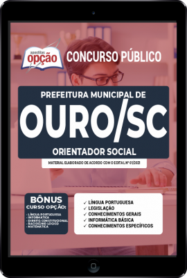 Apostila Prefeitura de Ouro - SC em PDF - Orientador Social