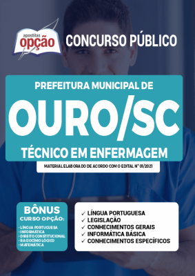 Apostila Prefeitura de Ouro - SC - Técnico em Enfermagem