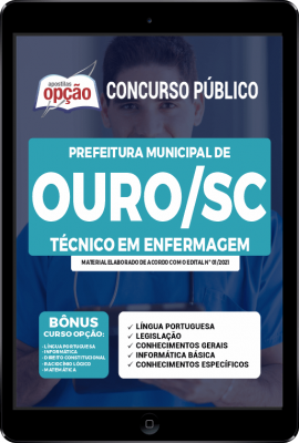 Apostila Prefeitura de Ouro - SC em PDF - Técnico em Enfermagem