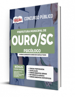 Apostila Prefeitura de Ouro - SC - Psicólogo