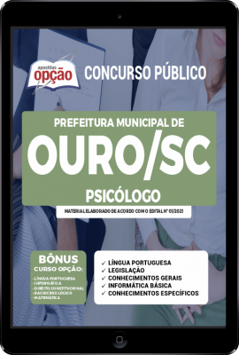 Apostila Prefeitura de Ouro - SC em PDF - Psicólogo