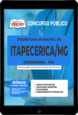 Apostila Prefeitura de Itapecerica - MG em PDF - Enfermeiro - PSF