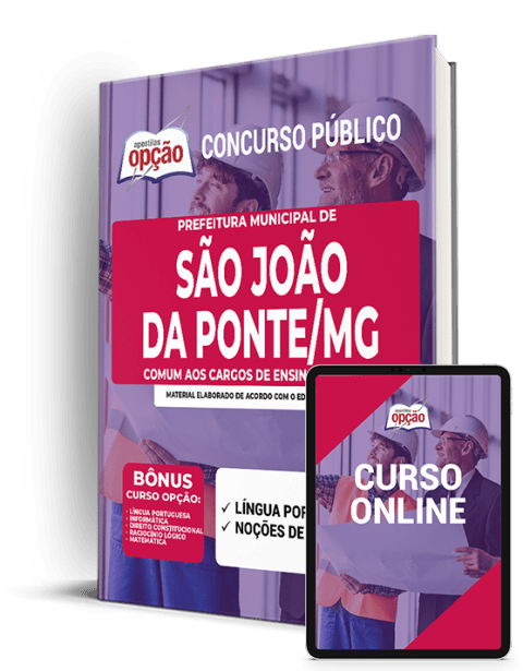 Apostila Pref São João da Ponte MG 2021 Comum Ensino Superior