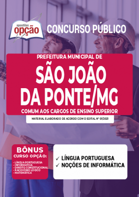 Apostila Prefeitura de São João da Ponte - MG - Comum aos Cargos de Ensino Superior