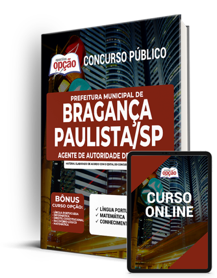 Apostila Pref Bragança Paulista SP 2021 Agente da Autoridade de Trânsito