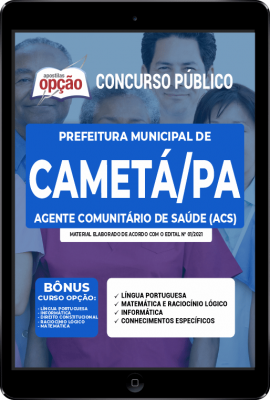 Apostila Prefeitura de Cametá - PA em PDF - Agente Comunitário de Saúde (ACS)