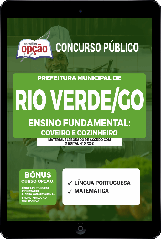 Apostila Prefeitura de Rio Verde - GO PDF - Ensino Fundamental 2021