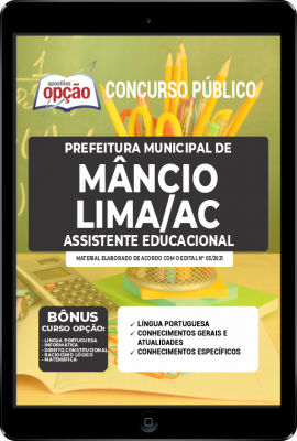 Apostila Prefeitura de Mâncio Lima - AC em PDF - Assistente Educacional