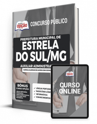 Apostila Prefeitura de Estrela do Sul - MG - Auxiliar Administrativo